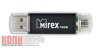 Флеш Mirex USB 16Gb DCF Smart OTG USB2.0/MicroUSB Black