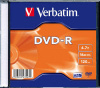 Диск DVD-R 4.7Gb Verbatim 16x Slim